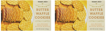 2 Packs Trader Joe'S Belgian Butter Waffle Cookies