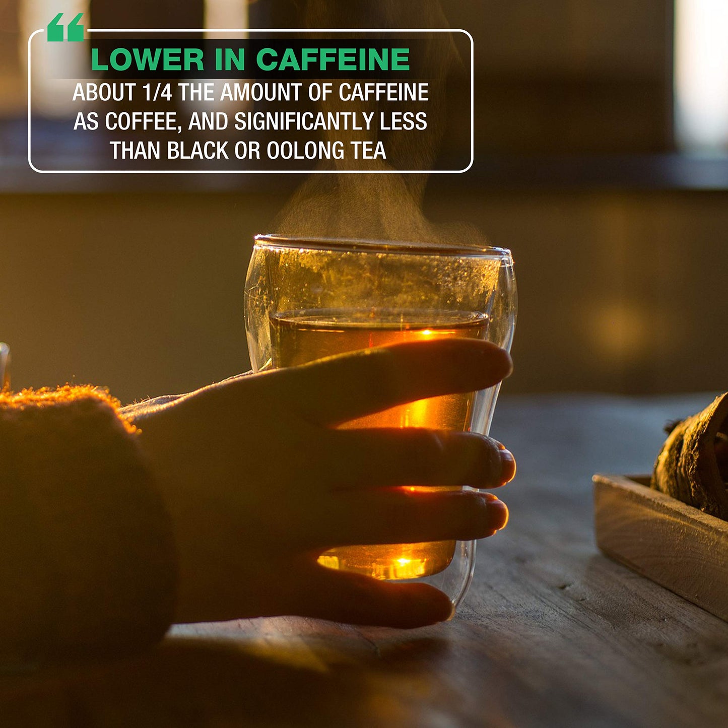 Brew La La Organic Green Tea - Moroccan Mint - 50 Count - Low Caffeine Gourmet Tea