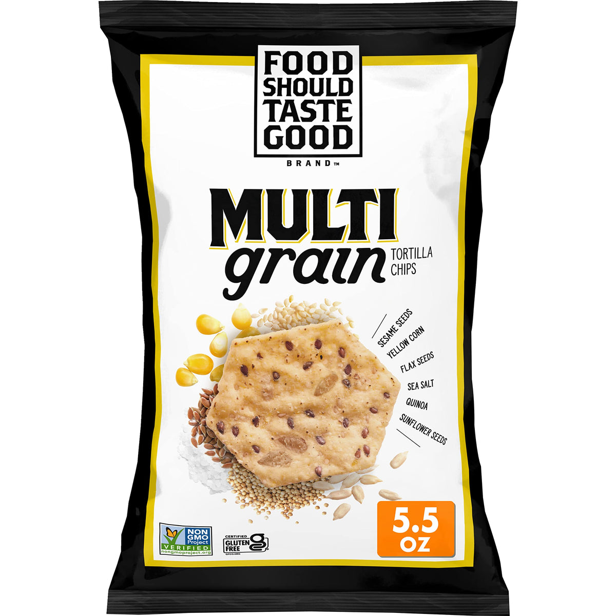 Food Should Taste Good Multigrain Tortilla Chips, 5.5 Oz