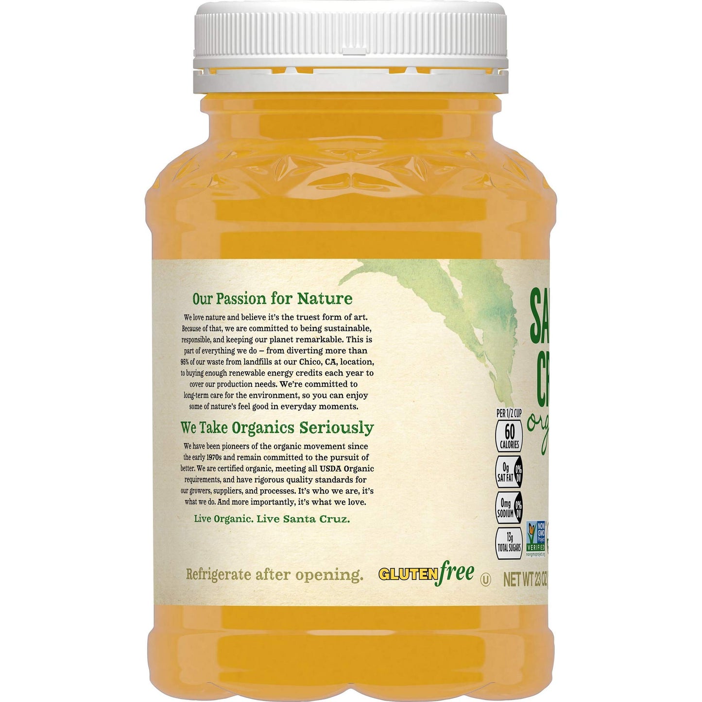 Santa Cruz Organic Apple Sauce, 23 Ounce -- 12 Per Case.12