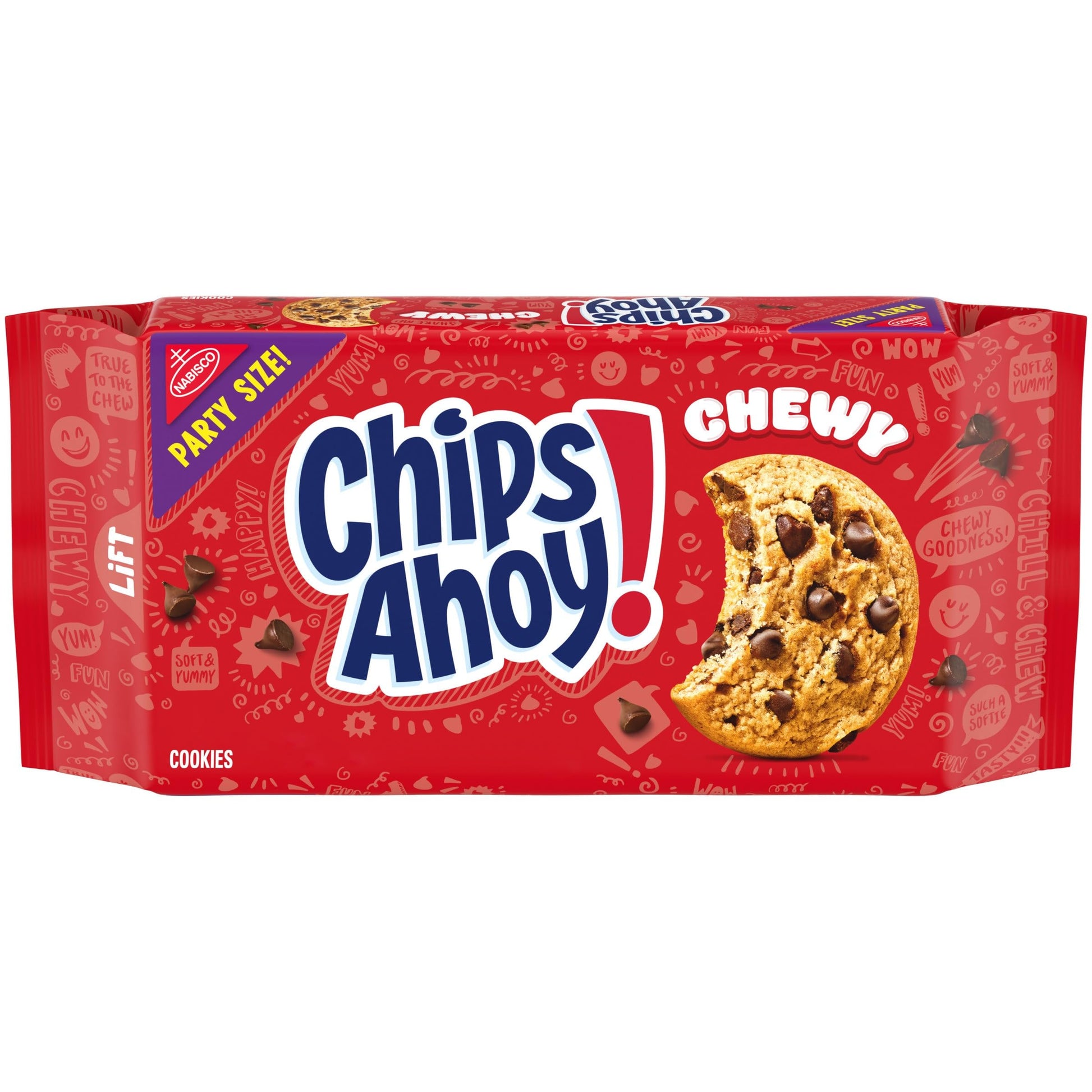Chips Ahoy! Chewy Chocolate Chip Cookies, Party Size, 26 Oz