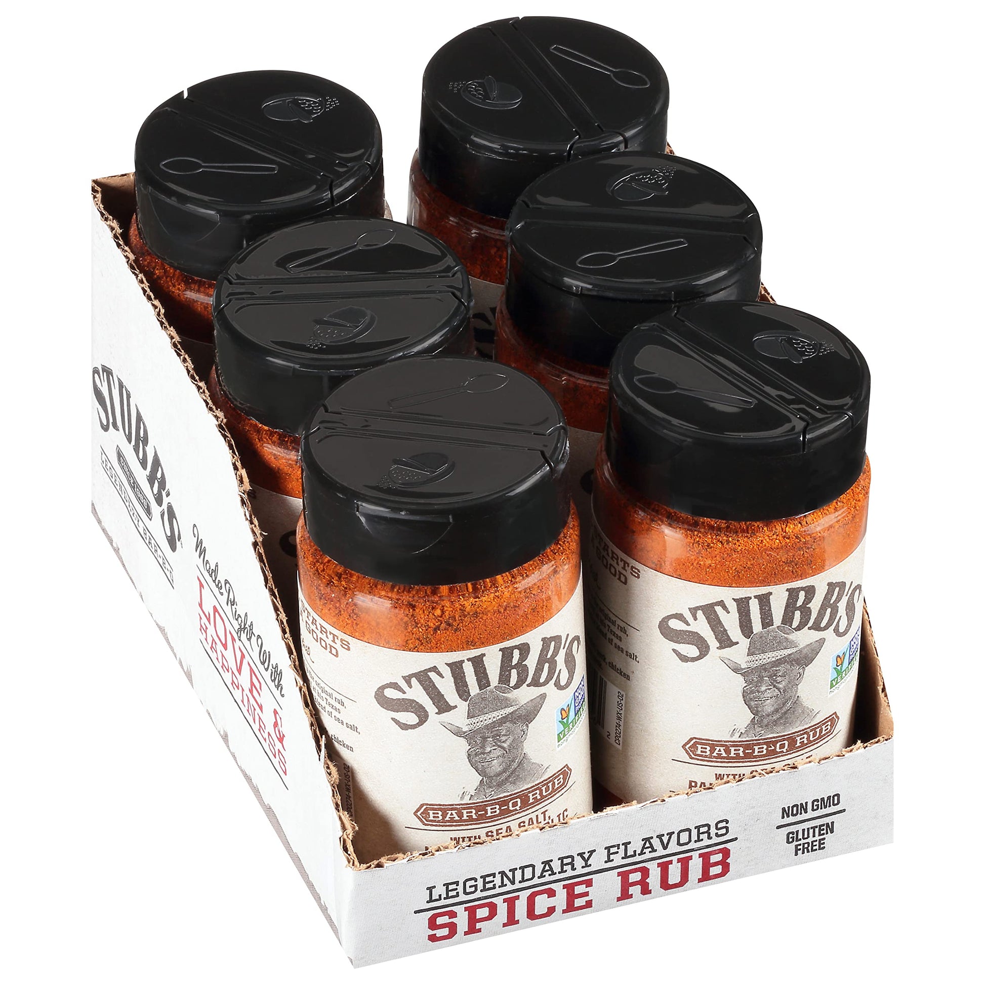Stubb'S Bbq Rub, 4.62 Oz (Pack Of 6)