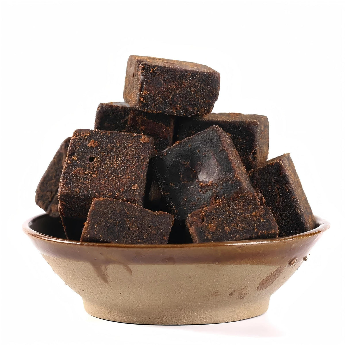 Black Sugar (300G/10.58Oz  40 Pcs/Box) Chinese Brown Sugar Caramel Flavor Handmade Sugar Cubes Sealed Packaflavor Blendg Unrefined Chinese Black Sugar Asian Boiled Dark Brown Sugar Cubes For Tea & Coffee
