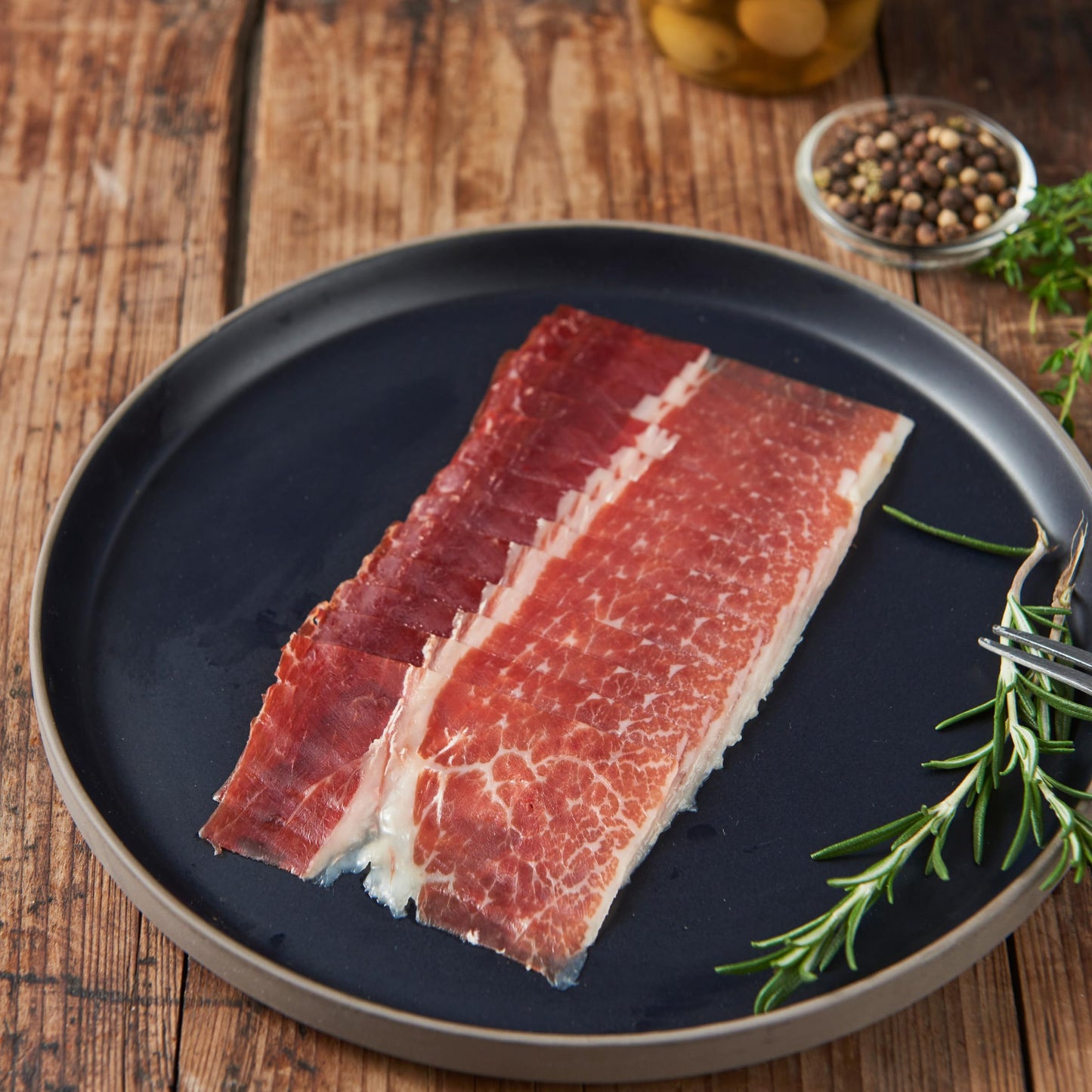Iberico De Bellota Ham Sliced By Hand (2 Oz). Gluten Free By Fermin