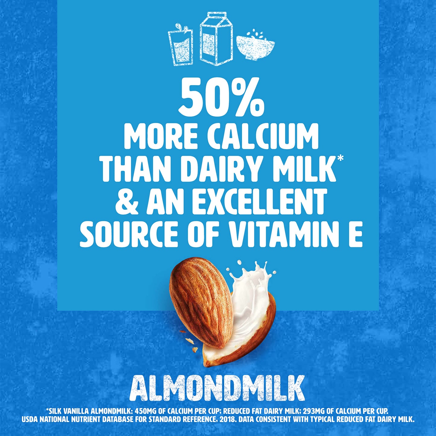 Silk Shelf-Stable Almond Milk Singles, Vanilla, Dairy-Free, Vegan, Non-GMO Project Verified, 8 Oz, (Pack of 18)