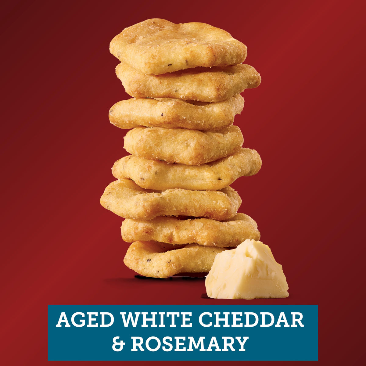 NABISCO Sargento® Cheese Bakes Aged White Cheddar  ers, 27 oz, Bulk Snacks, Lunch Snacks, 6-4.5 oz Bags