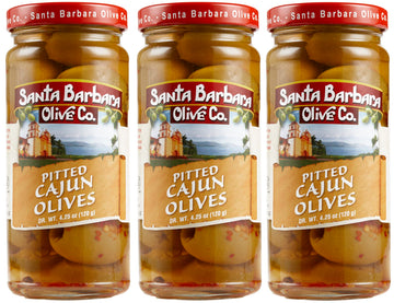 Santa Barbara 3pk Cajun Style Olives 4.25oz