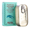Sicilian Anchovy Fillets in Extra Virgin Olive Oil - Testa Conserve, Sicily, Italy - in a tin of 4.2oz