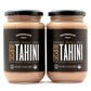 Organic Whole Sesame Tahini Paste - Unhulled & Stone-Ground - Silky Smooth Texture in Hummus, Dips, Dressings - Unsalted, Nut-Fr