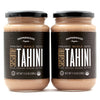 Organic Whole Sesame Tahini Paste - Unhulled & Stone-Ground - Silky Smooth Texture in Hummus, Dips, Dressings - Unsalted, Nut-Fr
