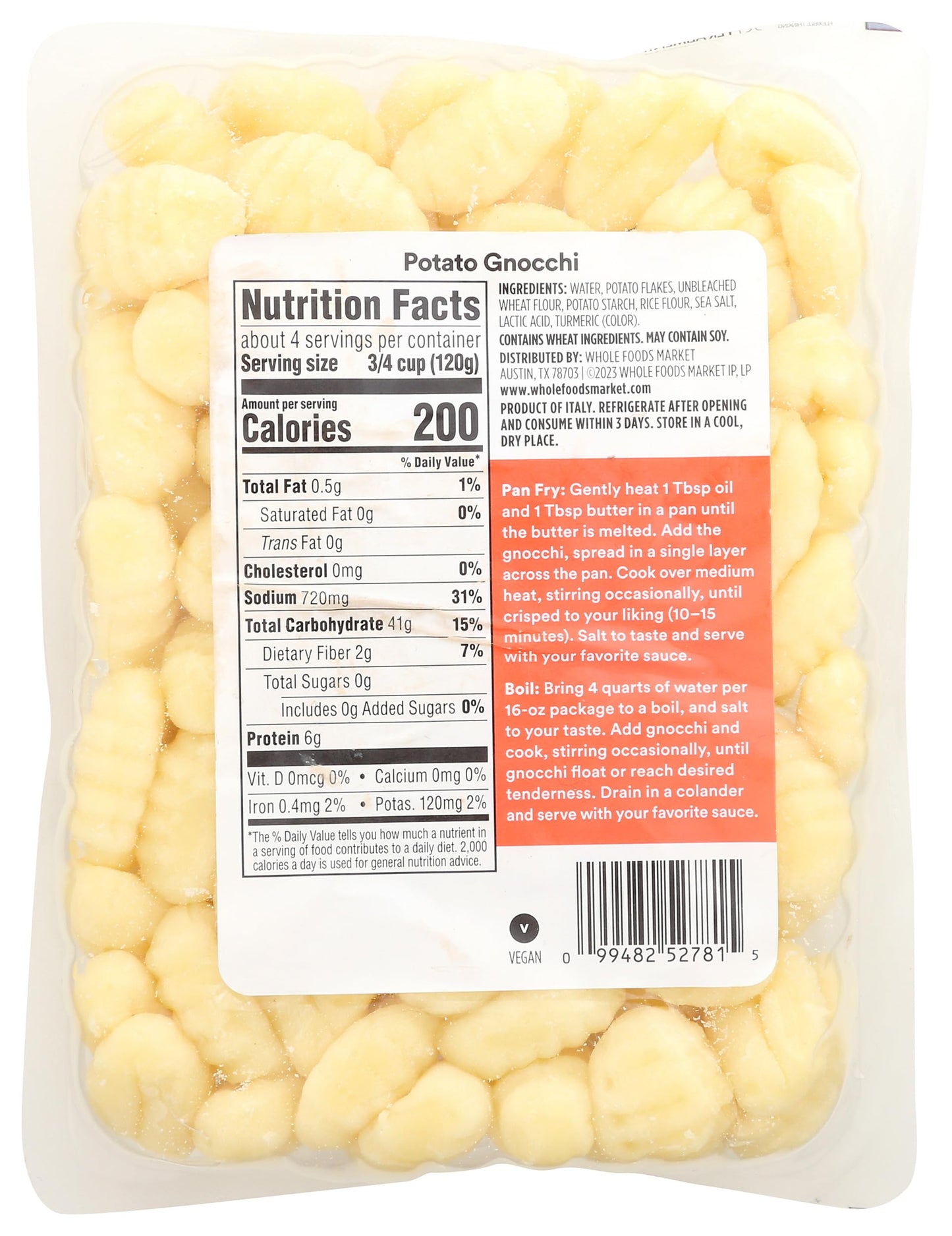365 by Whole Foods Market, Potato Gnocchi, 16 Ounce