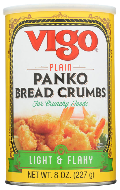 Vigo Breadcrumb Panko Plain, 8 oz (Packaging May Vary)