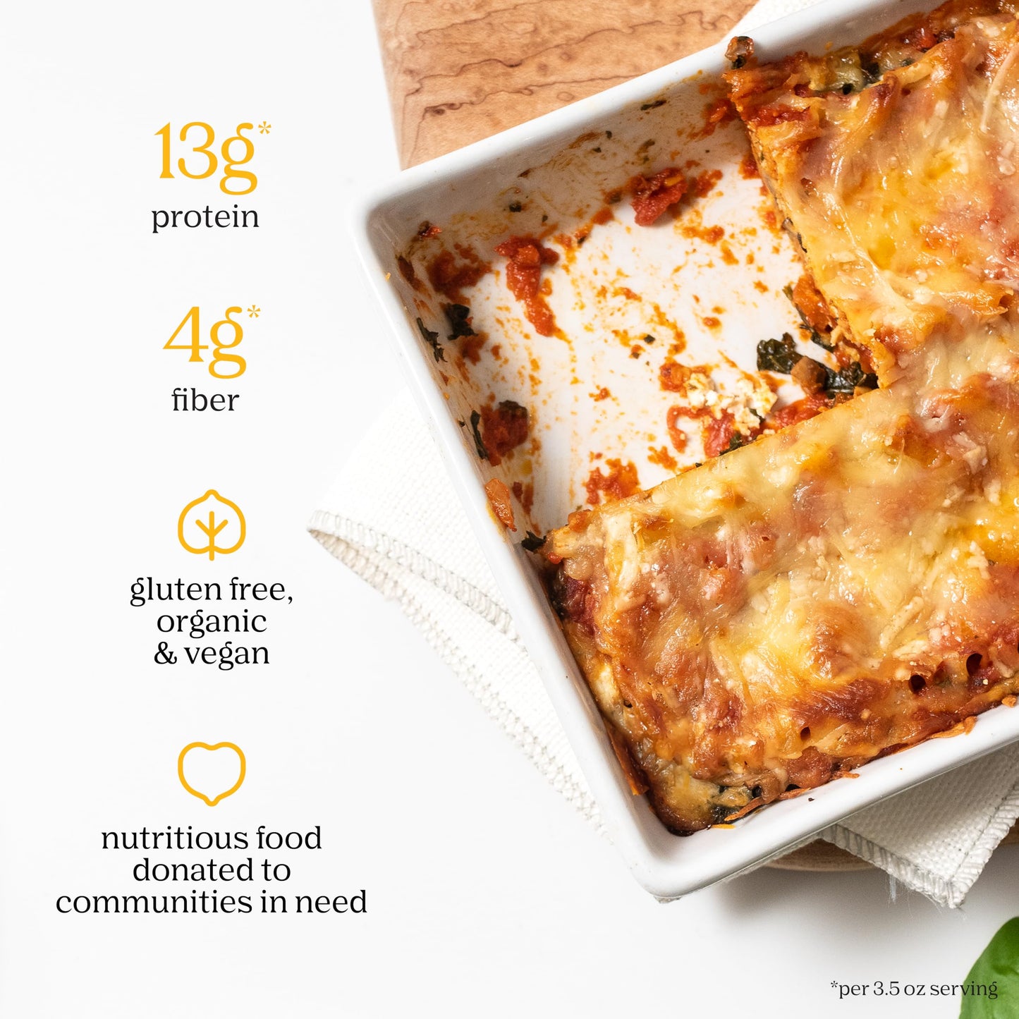 Chickapea Organic Chickpea Pasta - Lasagna - 8 oz (Pack of 6)