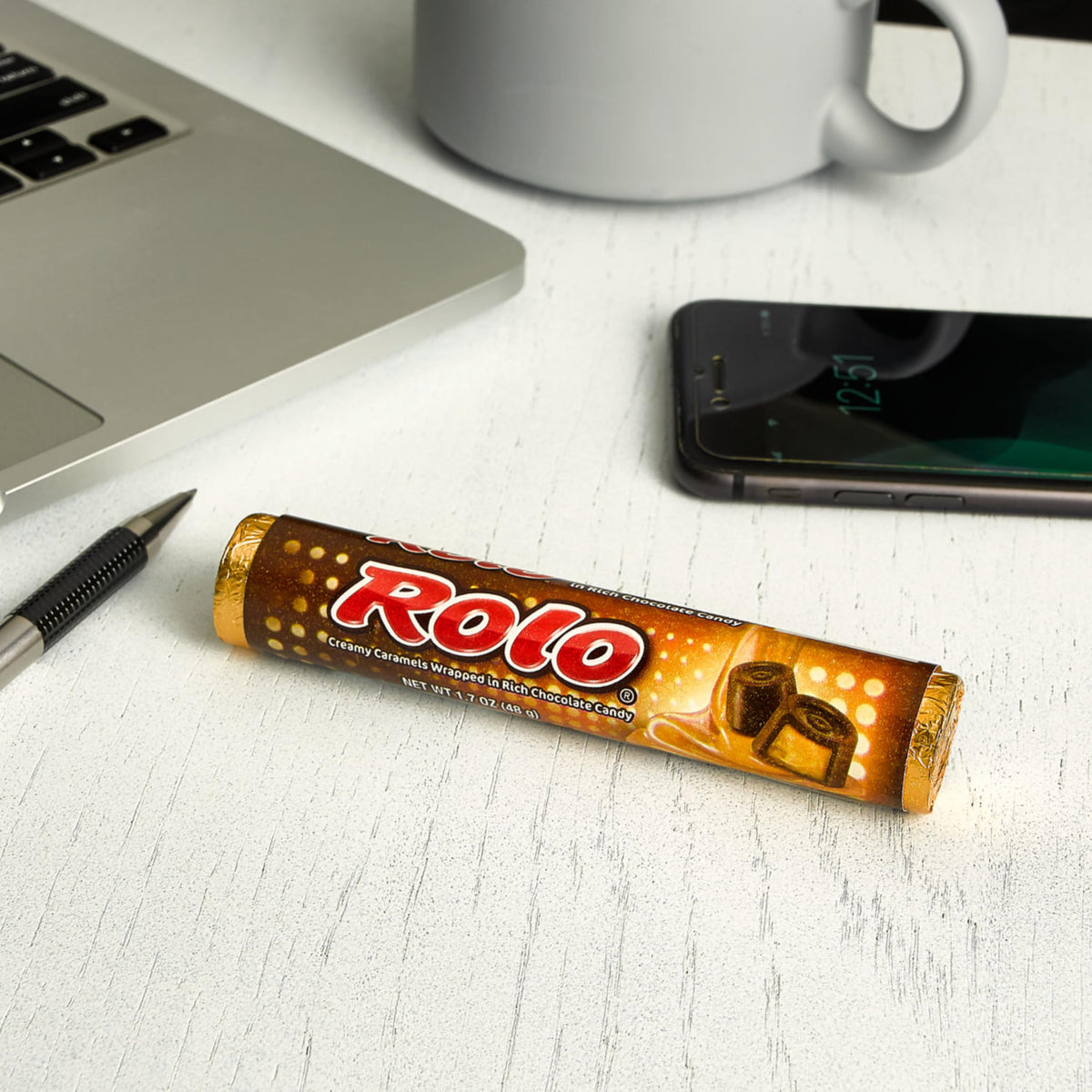 Rolo Rich Chocolate Caramels Candy Rolls, 1.7 Oz (36 Count)