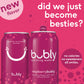 Bubly Sparkling Water, Raspberry, 12Ounce Cans, 12 Count