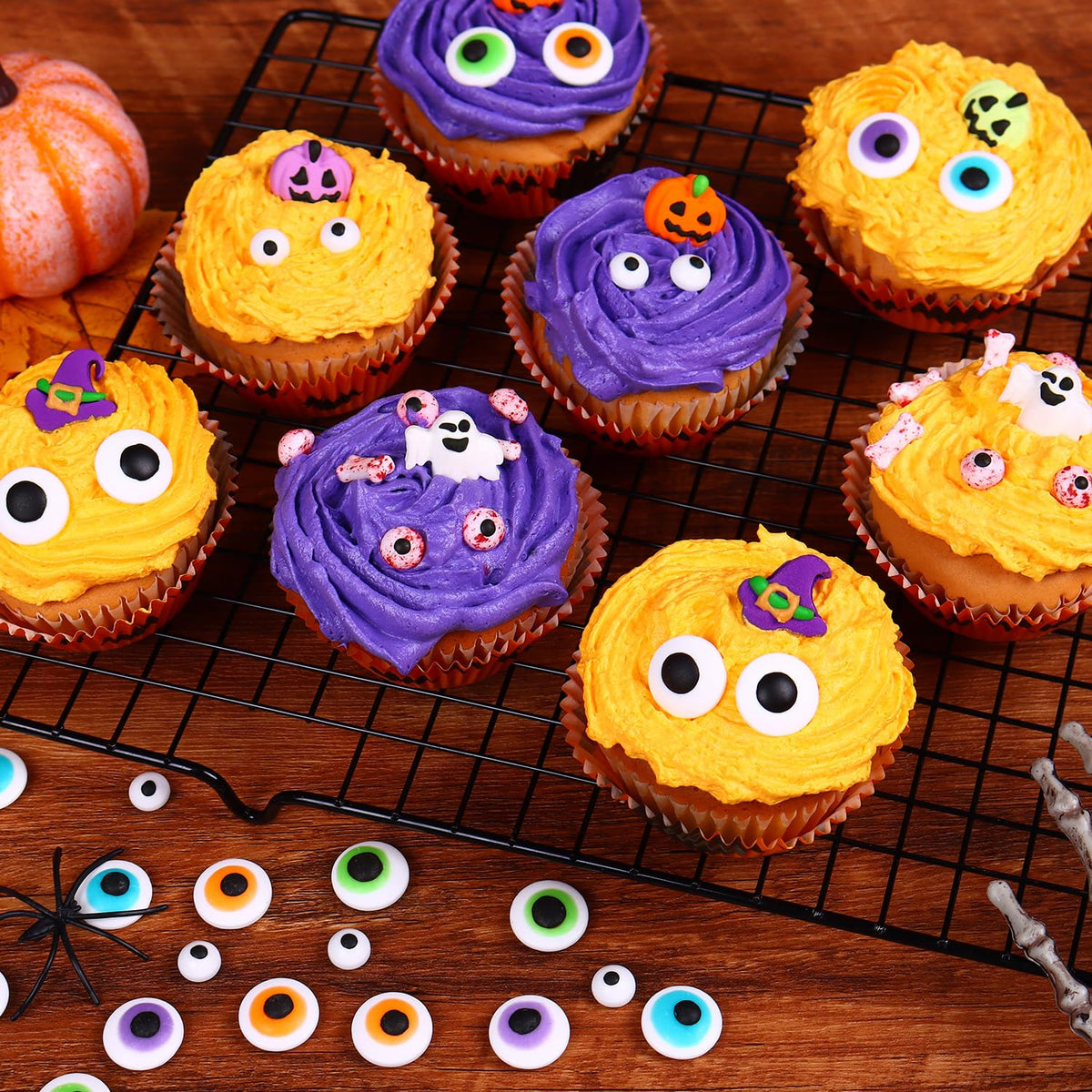 Halloween Bloody Eyeballs Sprinkles For Cake Decorating 7Oz Edible Candy Eyeball For Cupcake Cookies Ice Cream Topper Cake Sprin