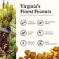 Belmont Peanuts Gourmet Salted Caramel Butter Toffee Mixer, 18 oz, Hand Seasoned Snack, No Preservatives, Virginia Peanuts