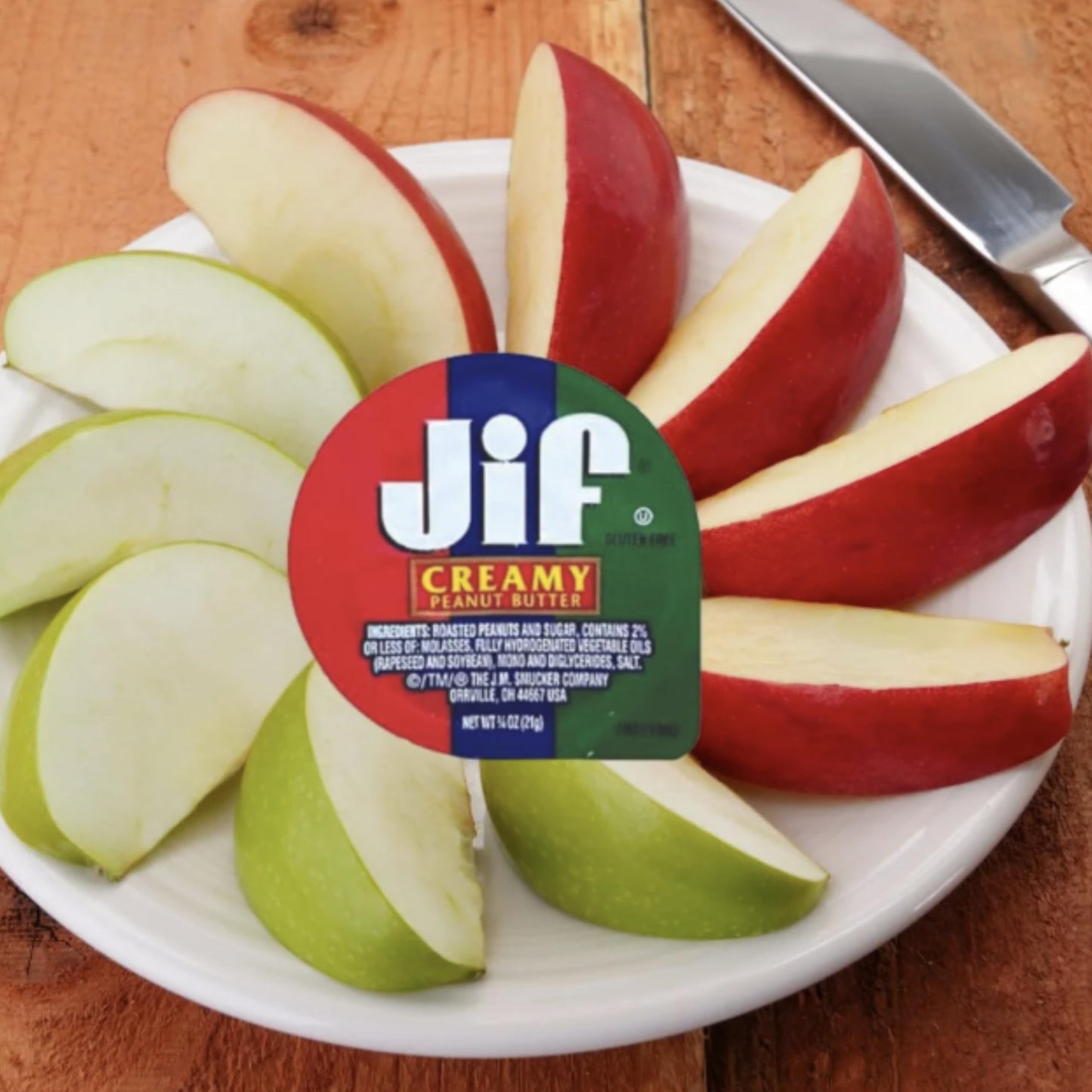 Peanut Butter to Go Cups, Natural & Creamy Snack Size (Pack of 16). Perfect Portion Control (1.5 Oz each) 122 Calories per Singl