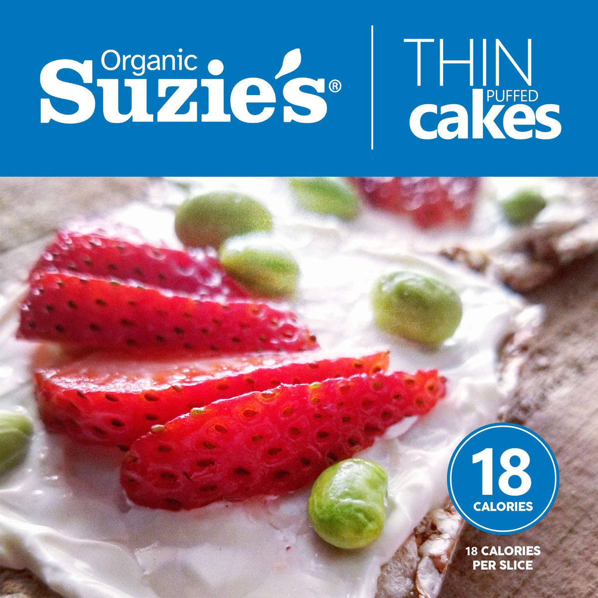 Suzie'S Organic Brown Rice Cake Thins|6 Pack|Unsalted Sodium Free|Usda Organic, Non-Gmo, Fat-Free, Sugar-Free, Gluten-Free|Low-C
