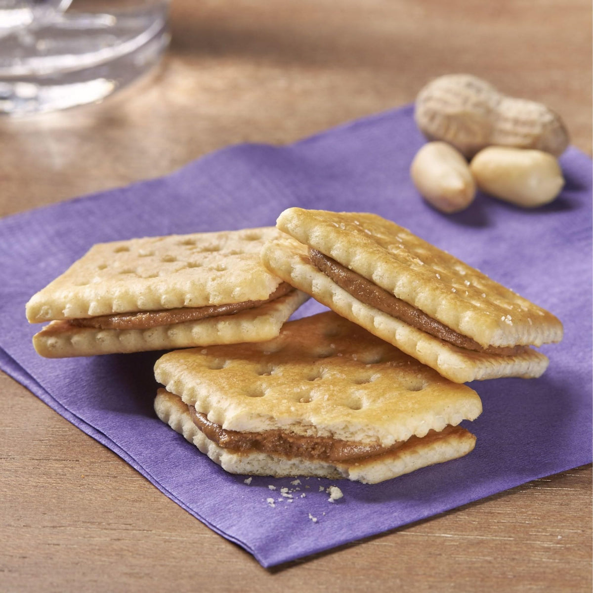 Keebler Sandwich Crackers, Toast And Peanut Butter, 1.8 Oz, Box Of 12