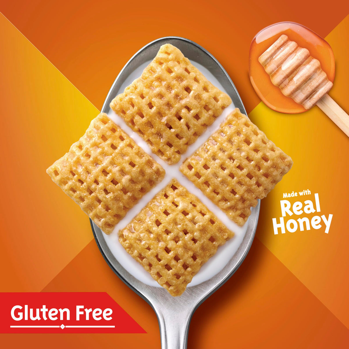 Honey Nut Chex Cereal Single Serve Bowlpak (Pack of 96)