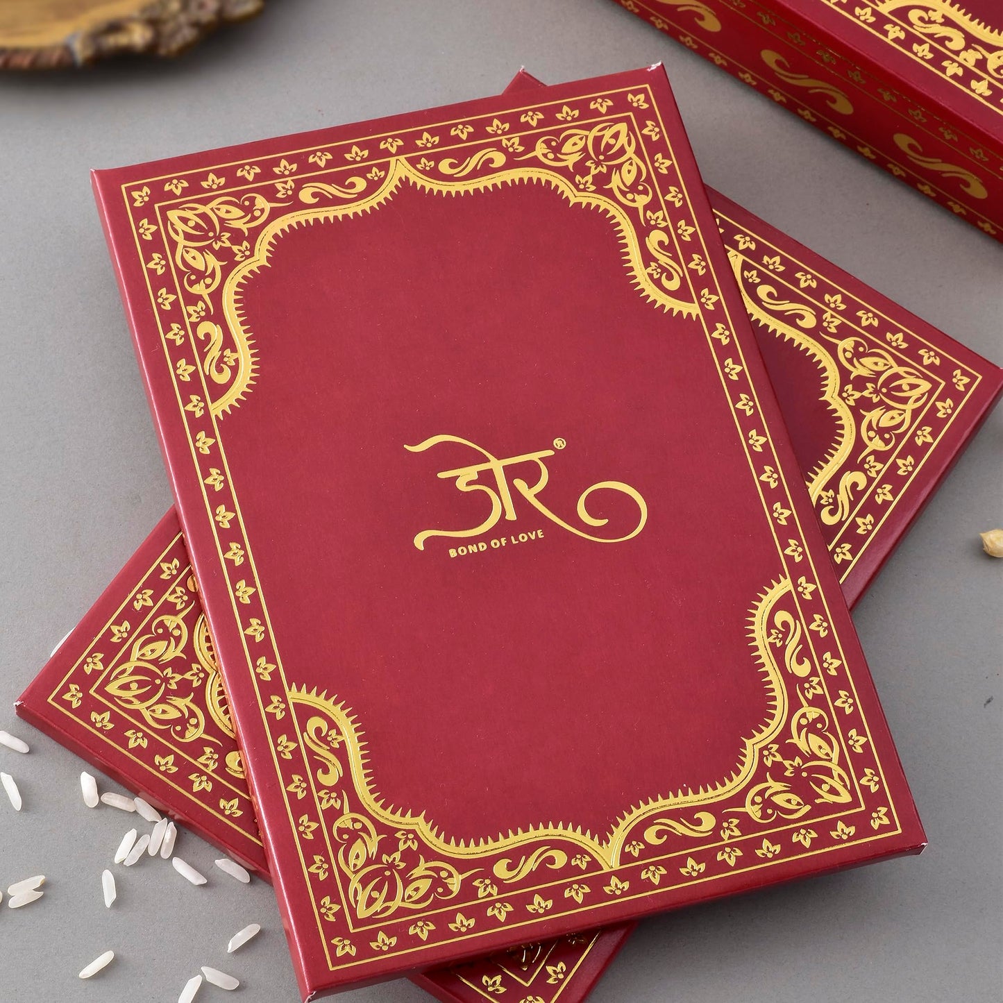 Rakhi For Bhaiya Bhabhi Rakhi Gift Pack Lumba Rakhi Set Dry Fruits Combo Pack Rakhi For Bhabhi Rakhi With Dry Fruits Red L10 Tra