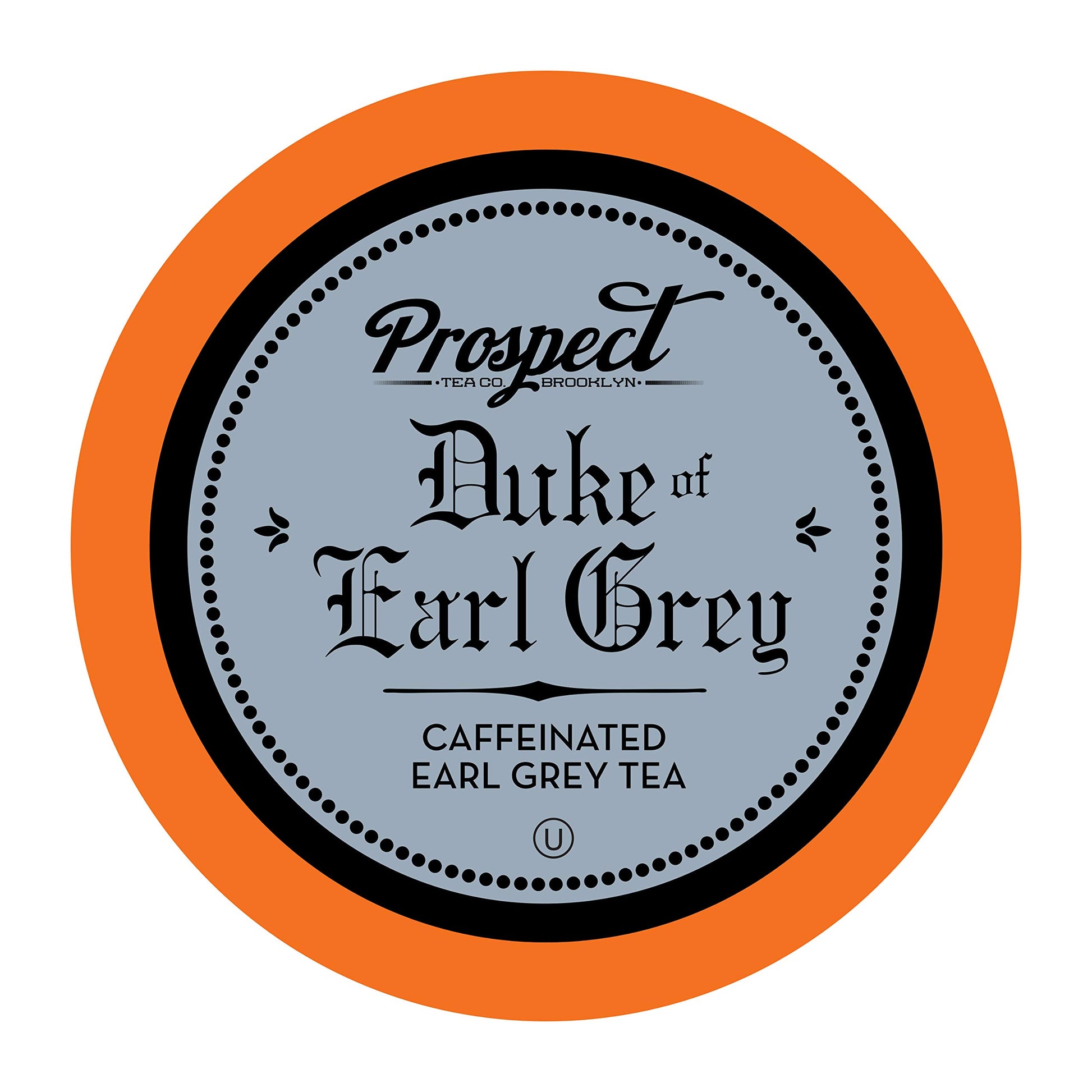 Prospect Tea Co. Earl Grey Tea Pods, Compatible with K Cup Brewers, 40 Count, Model PTC DE40