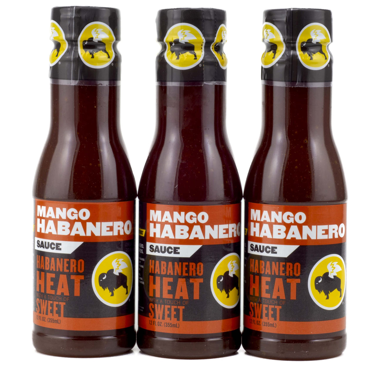 Buffalo Wild Wings Barbecue Sauces - Mango Habanero, 12 Fl Oz (Pack of 3)