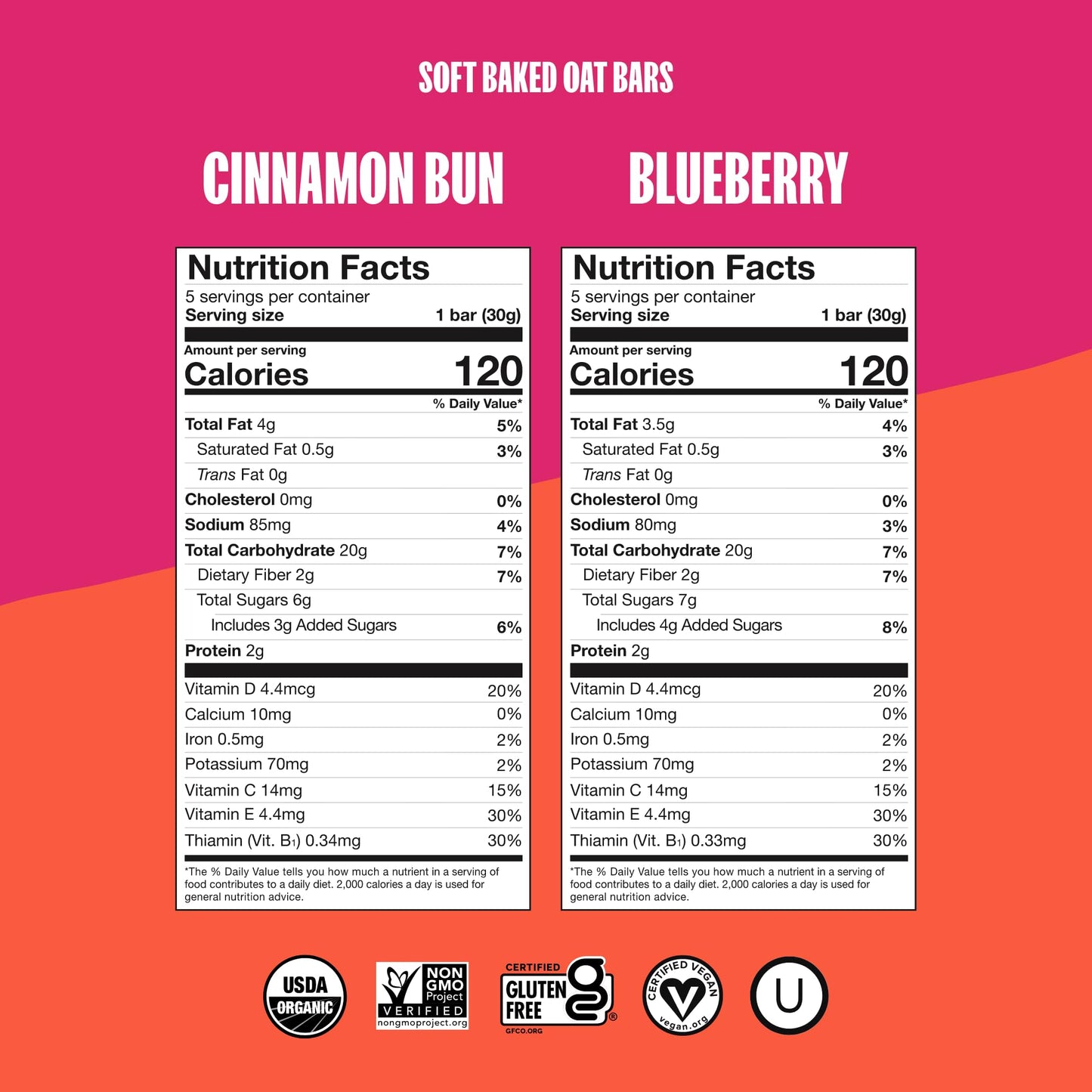 MadeGood Mornings Soft-Baked Oat Bars & Oat Cups Variety Pack (30 count)