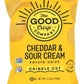 THE GOOD CRISP COMPANY Cheddar & Sour Cream Crinkle Cut Potato Chips, 5.5 OZ
