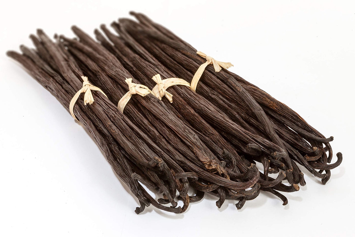 Vanilla Bean Kings Organic Madagascar Vanilla Beans Pods - 4 Ounce, Grade B for Baking, Brewing, Cooking, Black/Dark Brown