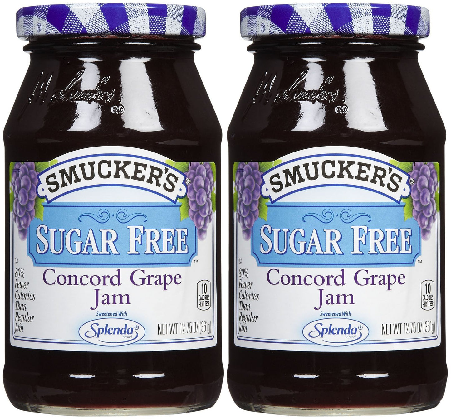 Smuckers Sugar-Free Concord Grape Jam 12.75 (Pack of 2)