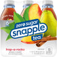 Snapple Zero Sugar Trop-A-Rocka Tea, 16 Fl Oz Recycled Plastic Bottle, 6 Pack