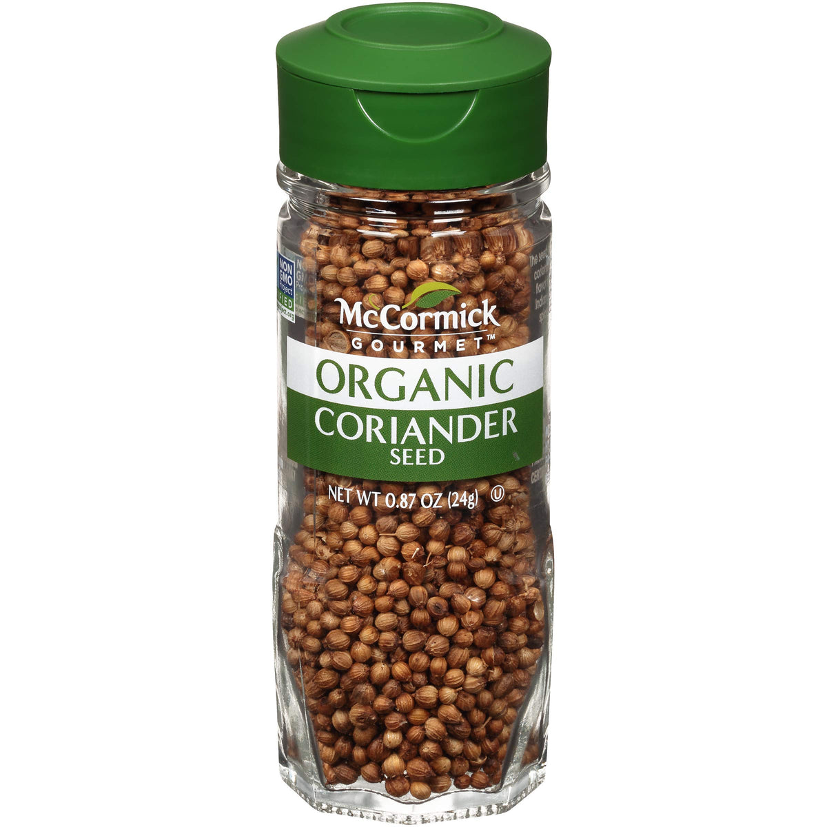 McCormick Gourmet Organic Coriander Seed, 0.87 Oz, Pack of 1