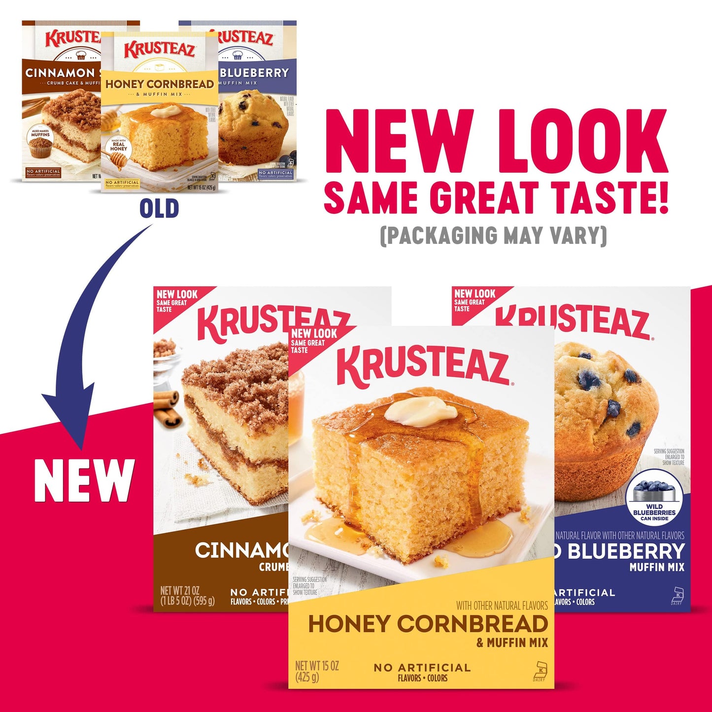 Krusteaz Southern Cornbread & Muffin Mix 11.5 Ounce (Pack of 6)