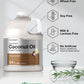 Horbäach Coconut Oil for Cooking, Fractionated & Unflavored, 64 Fl Oz, Vegetarian, Non-GMO, Gluten Free, Model CL14950