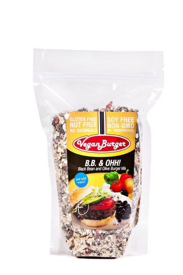 Vegan Burger by B.B. & Ohh! - 9 Patties, 10.2 Ounce, Plant-Based, Meat Alternative