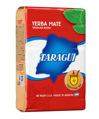 Taragui Yerba Mate Original with stems 2.2 lbs/1 kg