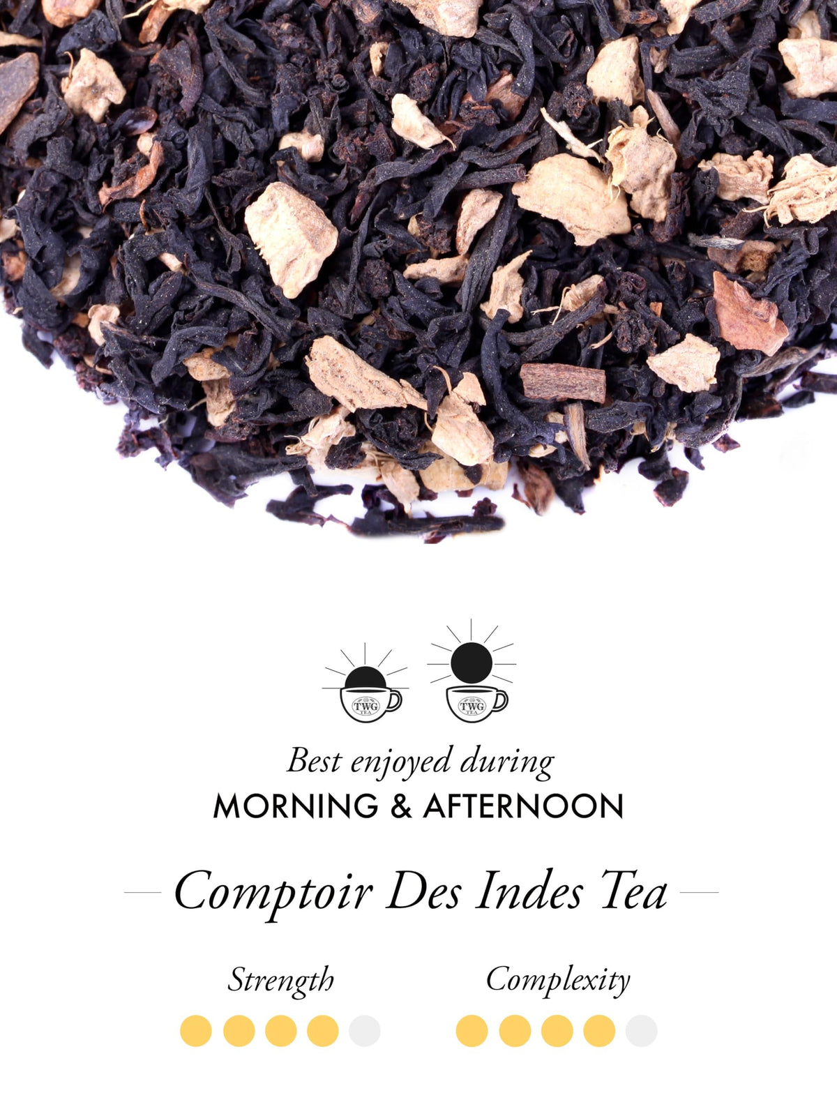 Twg Tea | Comptoir Des Indes Tea | Black Tea | Masala Chai & Spices | 15 Hand Sewn Cotton Teabags | Gift Set