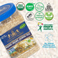 Golden Crown Organic Brown Jasmine Rice - 32 Oz (2Lb), Naturally Aged Halal + Kosher, Extra Long Aromatic Tasty And Delicious Fl