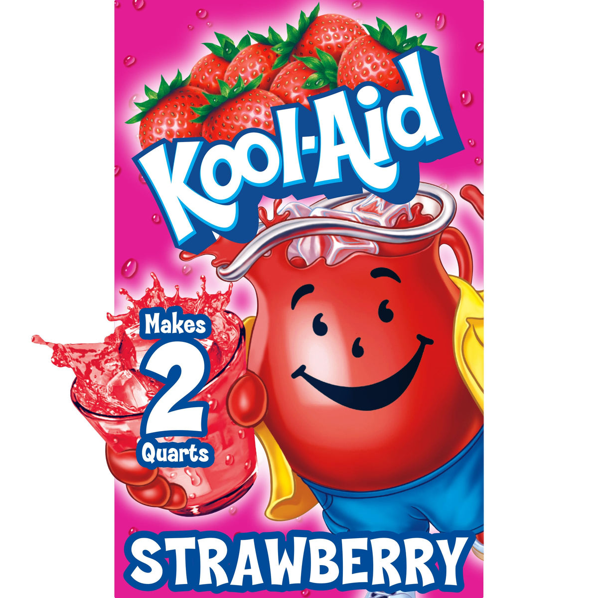 Kool-Aid Unsweetened Caffeine Free Strawberry Zero Calories Powdered Drink Mix 1 Count Pitcher Packet