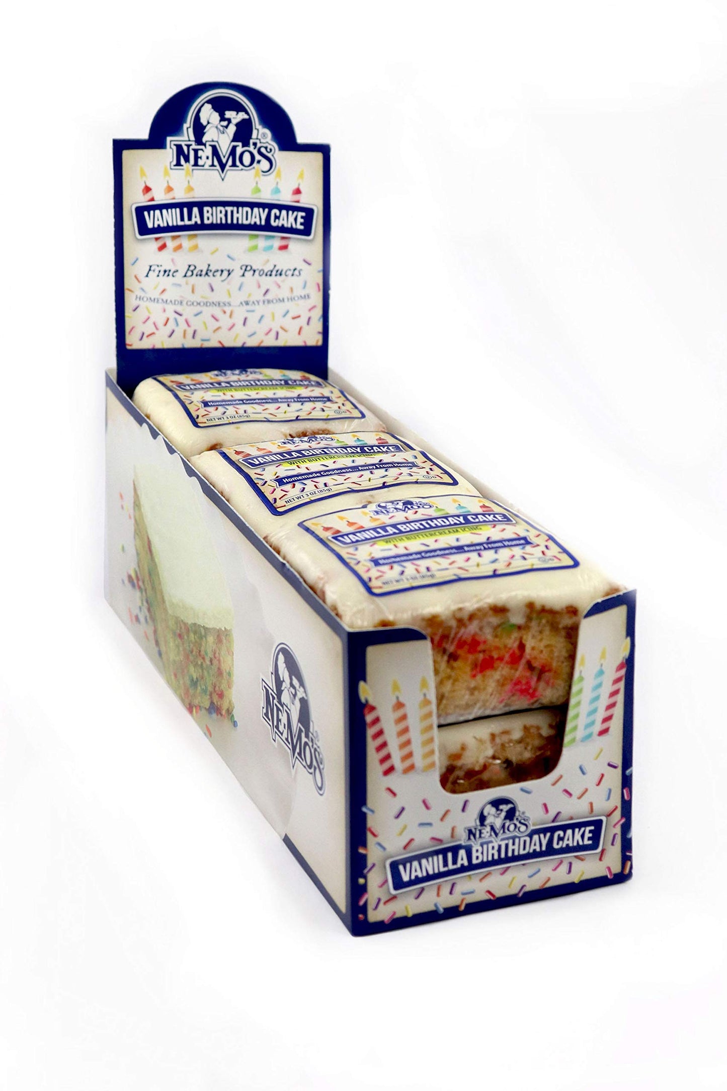 Ne-Mo'S Bakery Birthday Cake Squares - 36 Pack