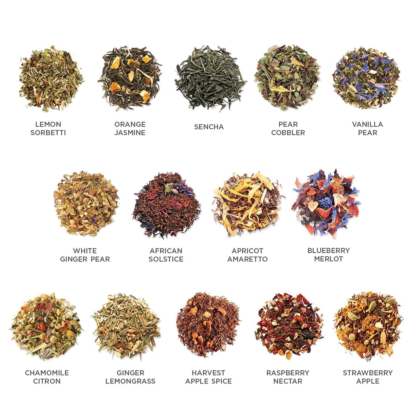 Tea Forte Classic Assortment Loose Leaf Tea Gift Set, 28 Count Single Serve Pouches, Assorted Blends