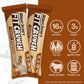 Fitcrunch Snack Size Protein Bars, 6-Layer Baked Bar, 3G Of Sugar & Soft Cake Core (18 Bars, Cinnamon Twist)