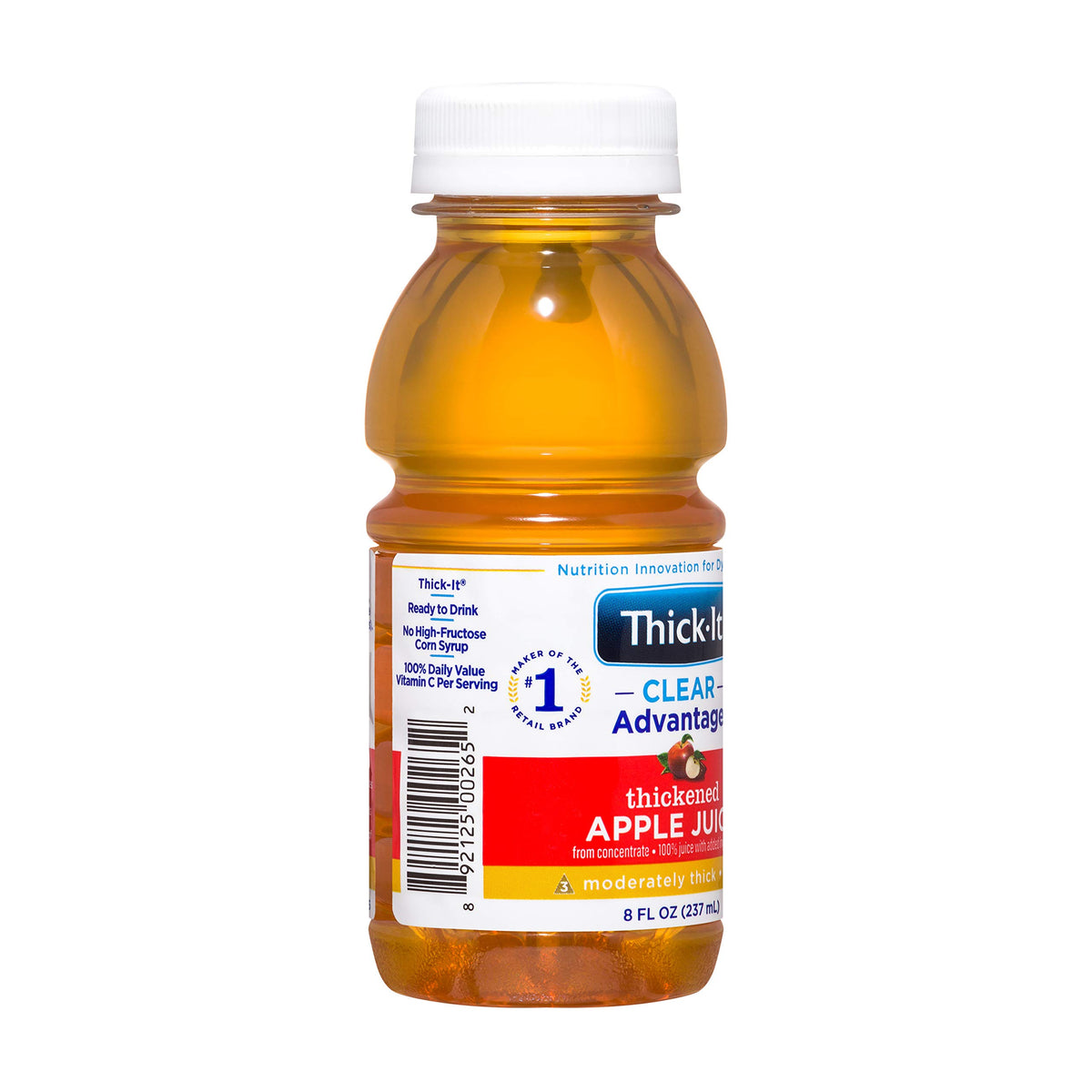 Thick-It Clear Advantage Thickened Apple Juice - Moderately Thick/Honey, 8 Oz Bottle (457)