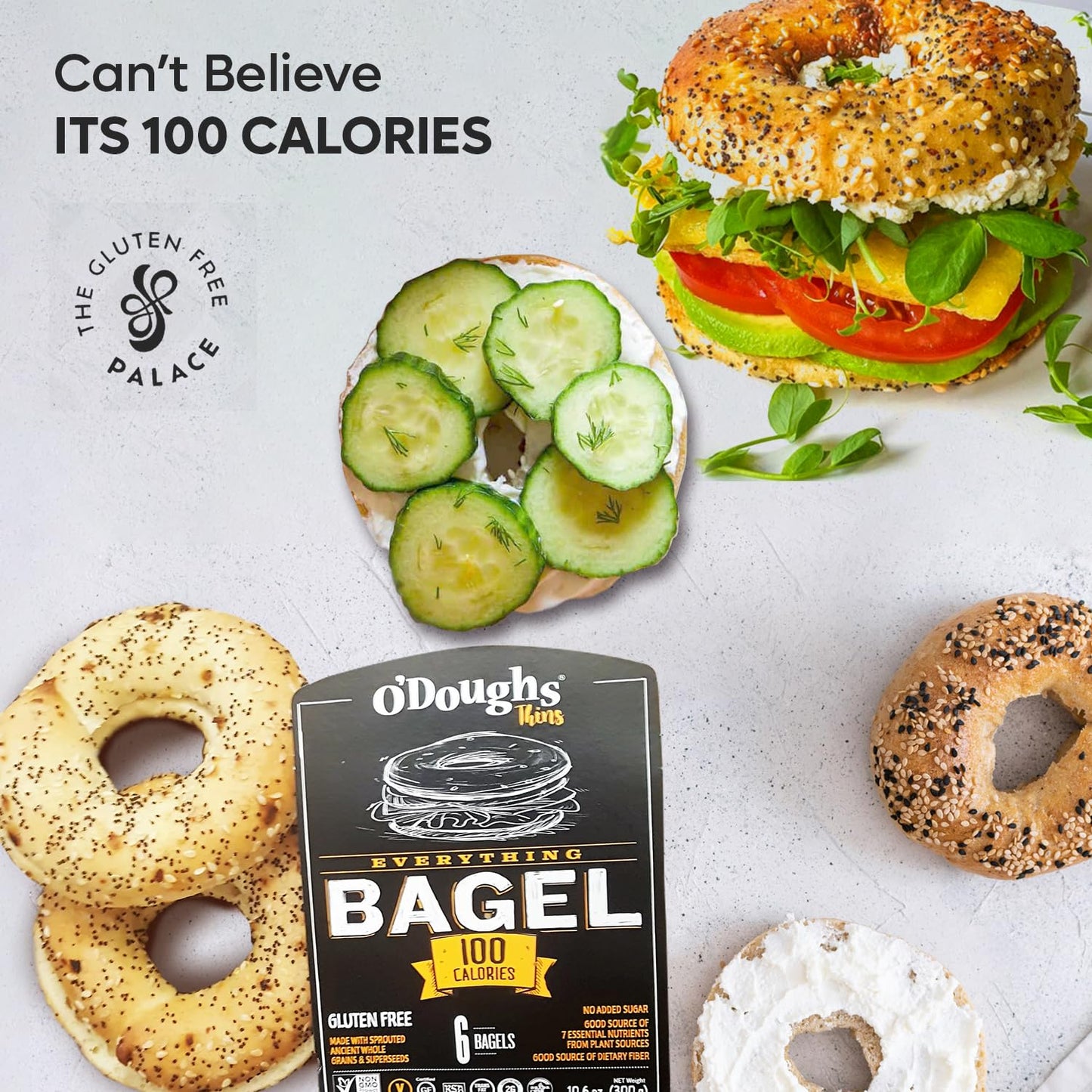 Odoughs Gluten Free Bagels (Variety Pack Bagel)