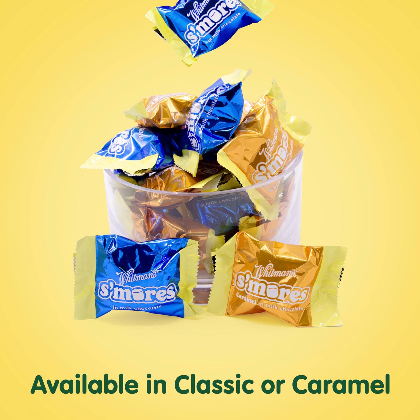 WHITMANS SMores Caramel Milk Chocolate Candy, Bag 7.3. oz (10 pieces)