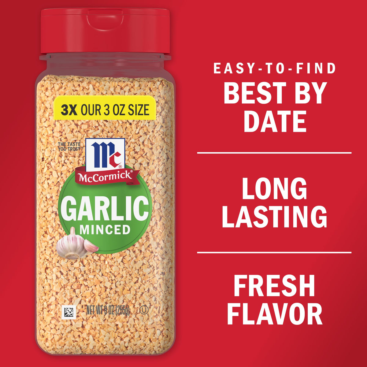 Mccormick Minced Garlic, 9 Oz