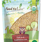 Food to Live Organic Steel Cut Oats, 8 Ounces - 100% Whole Grain Irish Oats, Non-GMO Cereal, Non-Irradiated, Vegan, Bulk, Produc