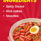 Nongshim Taekyung Rapokki (Hot, 14Oz) - Authentic Korean Street Food, Ramen Noodles With Rice Cakes. Quick & Easy To Prepare, Re